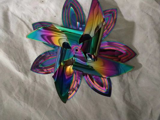 ছোট আকারের পিভিডি ভ্যাকুয়াম লেপ মেশিন / টাইটানিয়াম রেইনবো কালার ভ্যাকুয়াম লেপ মেশিন