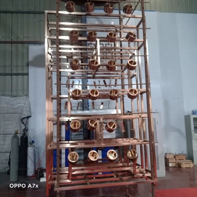 স্টেইনলেস স্টীল দরজা হ্যান্ডেল লক পাইপ টিউব জন্য মাল্টি আর্ক আয়ন টাইটানিয়াম লেপ মেশিন