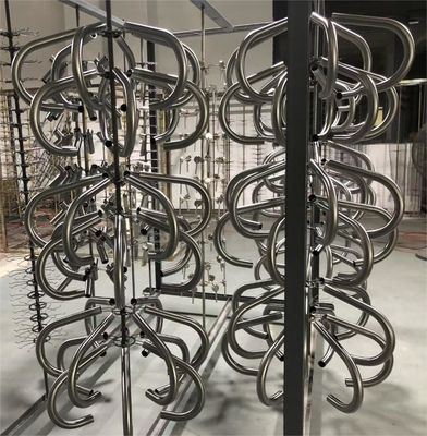 আলংকারিক থালাবাসন ফিটিং মেঝে টাইল সোনালী রঙ পিভিডি ভ্যাকুয়াম কোটিং মেশিন / সিরামিক কোটিং মেশিন