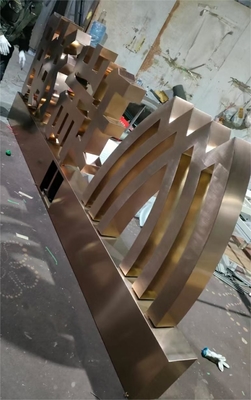 স্টেইনলেস স্টীল আসবাবপত্র 40mm পিভিডি গোল্ড লেপ মেশিন