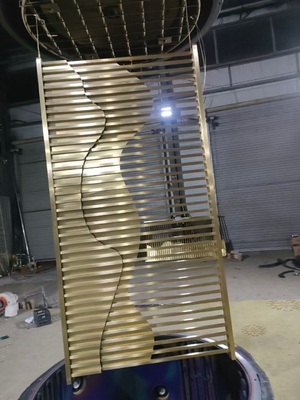 স্টেইনলেস স্টীল আসবাবপত্র 40mm পিভিডি গোল্ড লেপ মেশিন