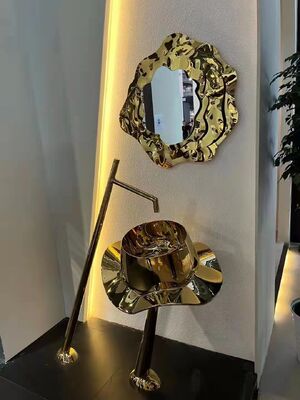 স্যানিটারি পণ্য উৎপাদনের জন্য অ্যান্টি-ফিংগারপ্রিন্ট লেপ এবং ফুল অটো সিস্টেমের সাথে পিভিডি ভ্যাকুয়াম লেপ মেশিন