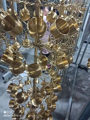 উচ্চ কাঠিন্য পরিধান-প্রতিরোধী আবরণ এবং সম্পূর্ণ স্বয়ংক্রিয় নিয়ন্ত্রণ সহ ছোট হার্ডওয়্যার পিভিডি ভ্যাকুয়াম কোটিং মেশিন