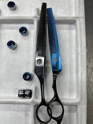 দৈনন্দিন ব্যবহারের জন্য ক্ষয় প্রতিরোধী এবং মসৃণ পৃষ্ঠ সহ মাল্টি-রঙের পিভিডি ভ্যাকুয়াম লেপ কাঁচি