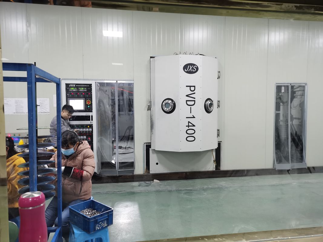 PVD ভ্যাকুয়াম কোটিং মেশিন ম্যাগনেট্রন স্পুটরিং প্রযুক্তি পিএলসি টাচ স্ক্রিন কন্ট্রোল স্যানিটারি ওয়াশিং বেসিন গোল্ড সিলভার কোটিং