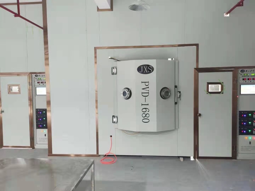 বড় আউটপুট স্টেইনলেস স্টীল দরজা হ্যান্ডেল চামচ মাল্টি আর্ক টাইটানিয়াম সোনার পিভিডি লেপ মেশিন