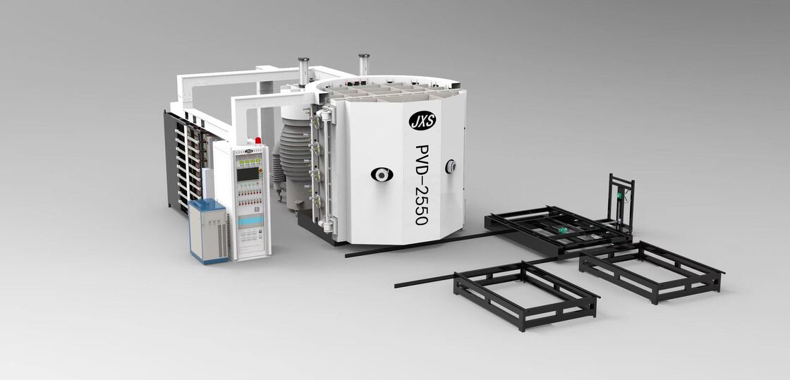 ফিঙ্গারপ্রিন্ট প্রতিরোধী সহজ পরিষ্কার এবং সম্পূর্ণ স্বয়ংক্রিয় নিয়ন্ত্রণ সহ স্যানিটারি ভারী হার্ডওয়্যার পিভিডি ভ্যাকুয়াম লেপ মেশিন