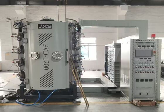 সম্পূর্ণ স্বয়ংক্রিয় অপারেশন সহ কটেলরি পিভিডি লেপ মেশিন মাল্টি-রঙিন গোল্ড রোজ গোল্ড কালো প্লেটিং টেবিলওয়্যার উত্পাদনের জন্য